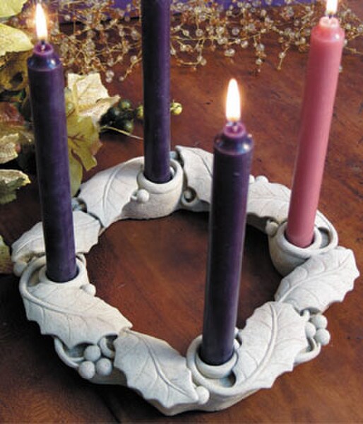 Washington National Cathedral Advent Wreath Sculpture